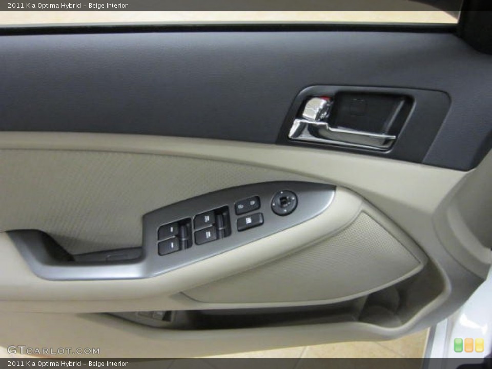 Beige Interior Door Panel for the 2011 Kia Optima Hybrid #60218479