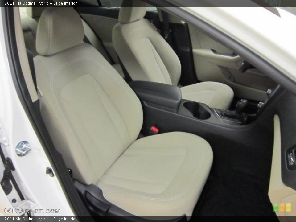 Beige Interior Front Seat for the 2011 Kia Optima Hybrid #60218548