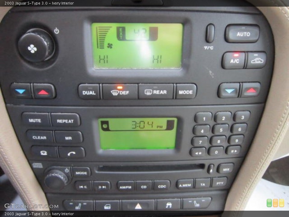 Ivory Interior Controls for the 2003 Jaguar S-Type 3.0 #60220105