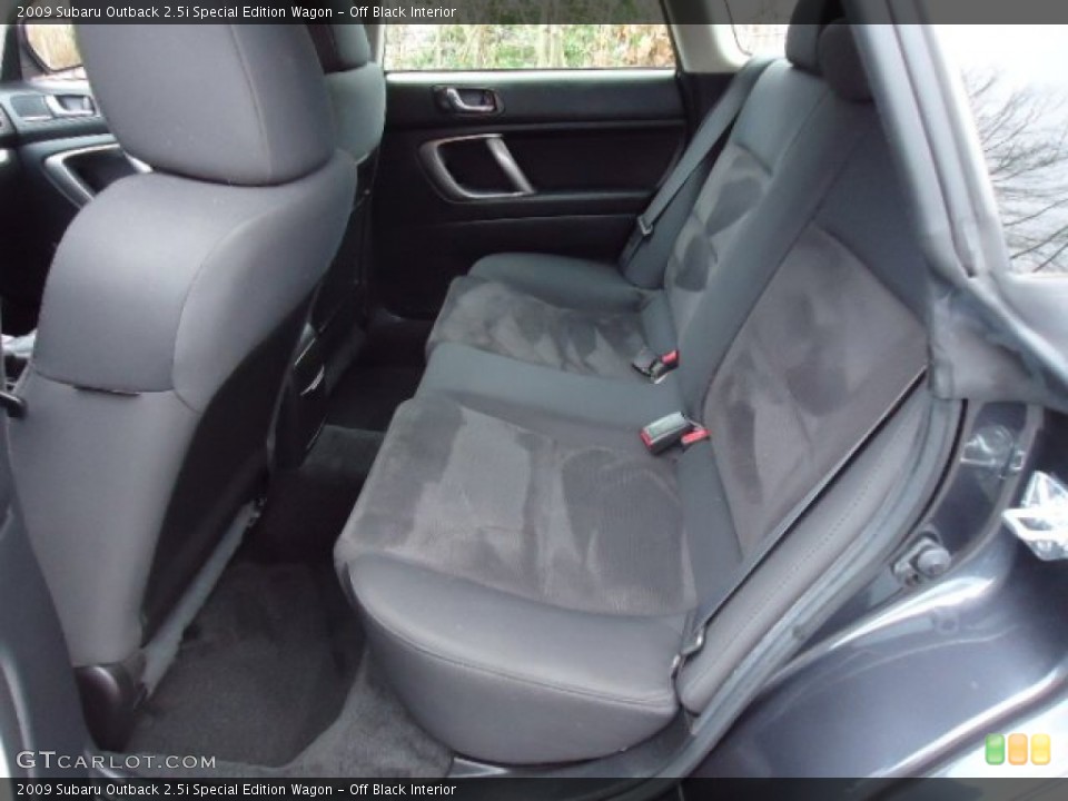 Off Black Interior Photo for the 2009 Subaru Outback 2.5i Special Edition Wagon #60220657