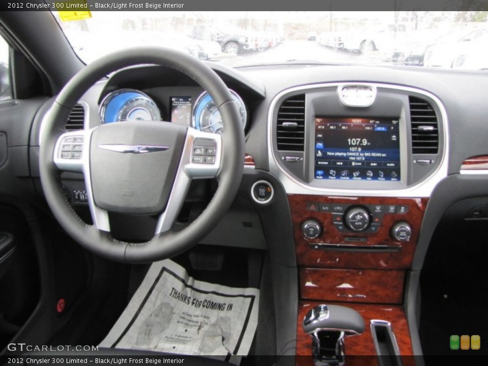 Black/Light Frost Beige Interior Dashboard for the 2012 Chrysler 300 Limited #60223834