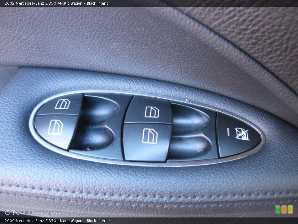 Black Interior Controls for the 2009 Mercedes-Benz E 350 4Matic Wagon #60225022