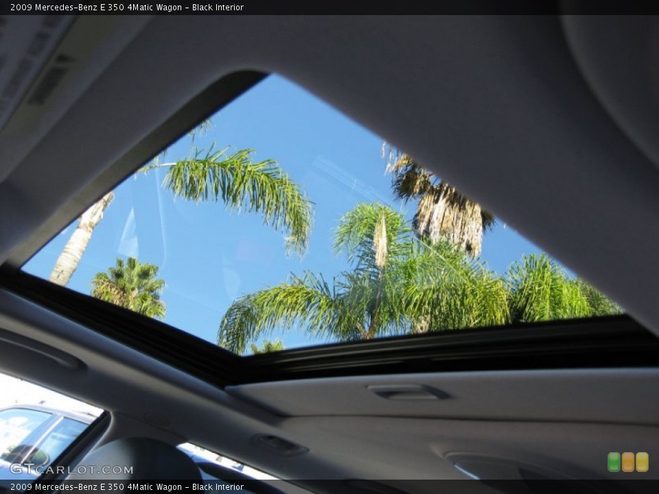 Black Interior Sunroof for the 2009 Mercedes-Benz E 350 4Matic Wagon #60225088