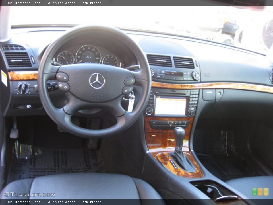 Black Interior Photo for the 2009 Mercedes-Benz E 350 4Matic Wagon #60225097