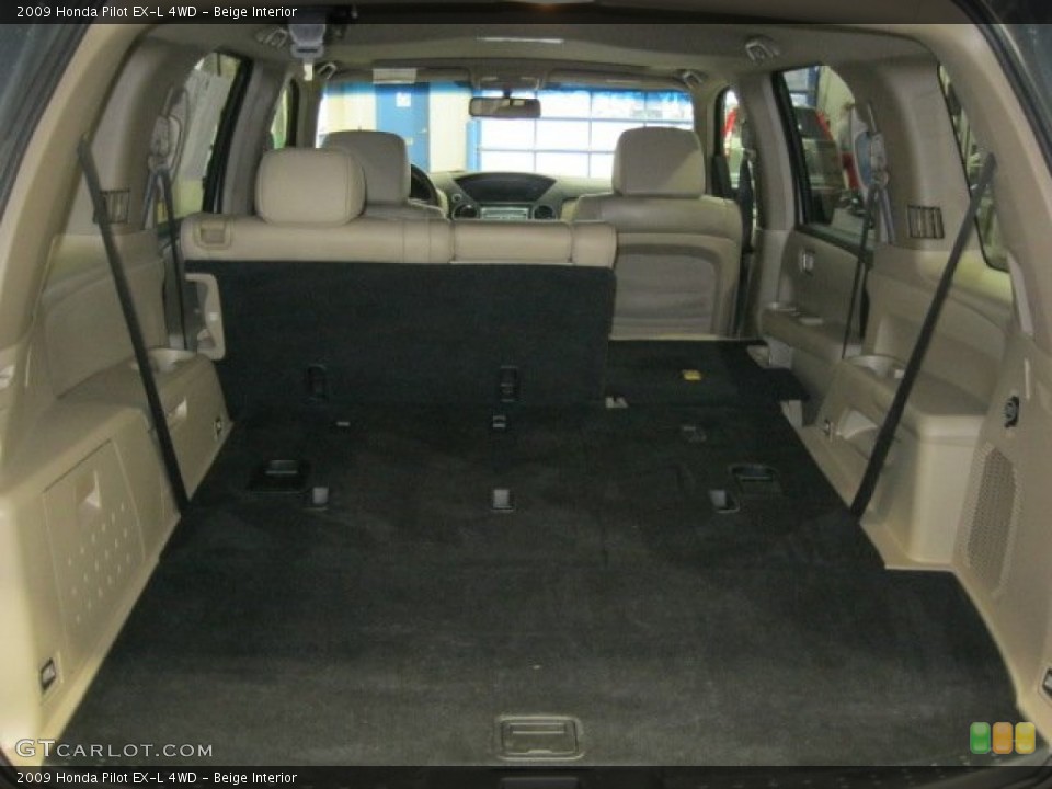 Beige Interior Trunk for the 2009 Honda Pilot EX-L 4WD #60225905