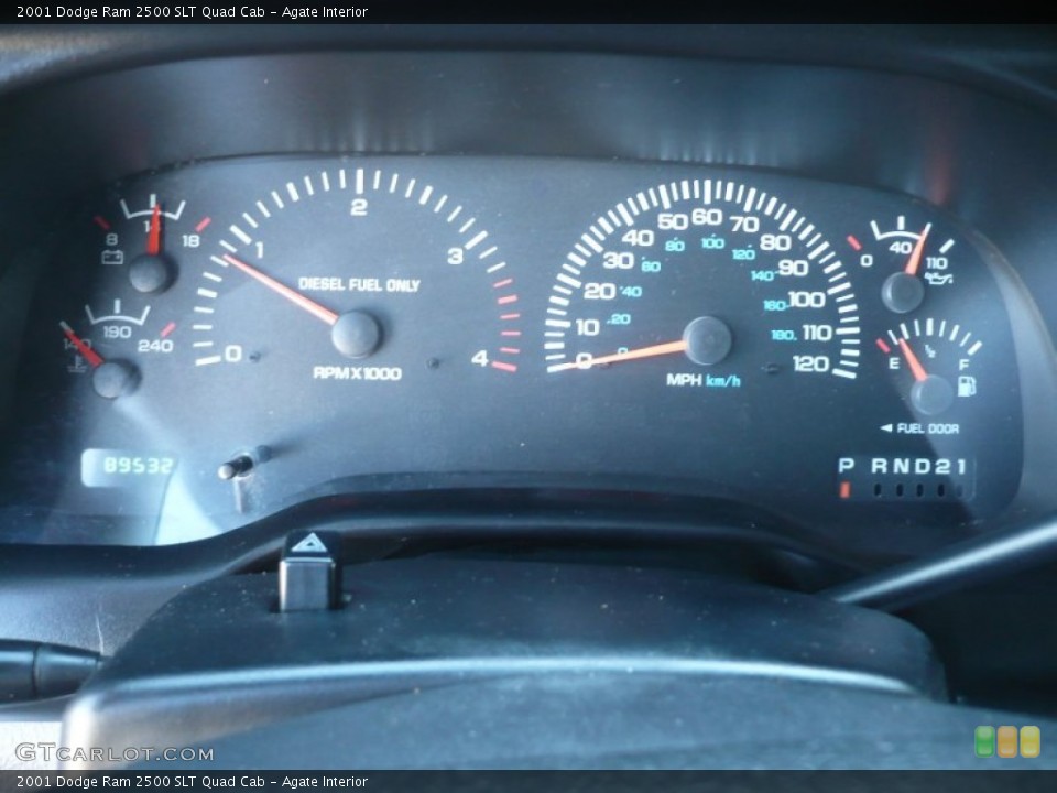 Agate Interior Gauges for the 2001 Dodge Ram 2500 SLT Quad Cab #60226270