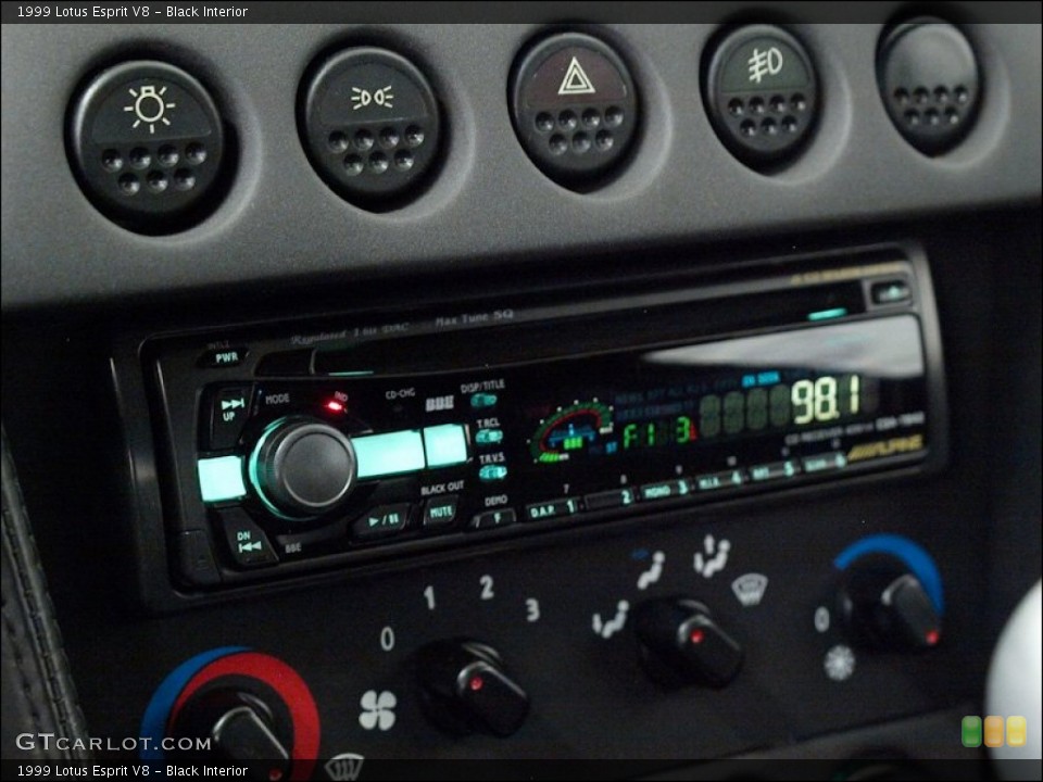 Black Interior Audio System for the 1999 Lotus Esprit V8 #60227773