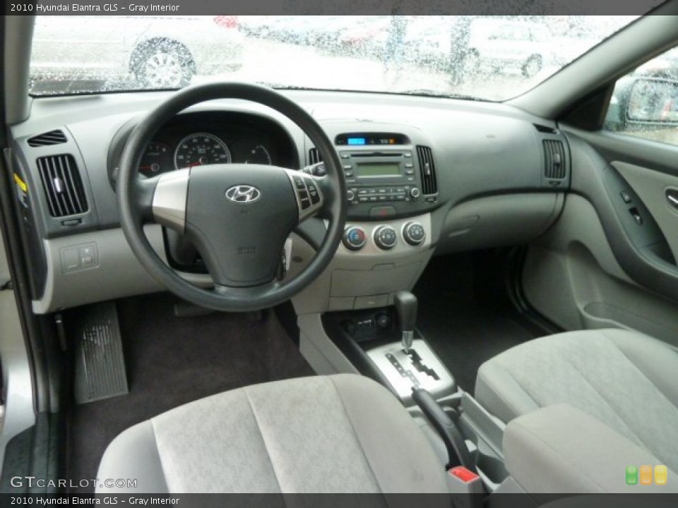 Gray Interior Dashboard for the 2010 Hyundai Elantra GLS #60229837