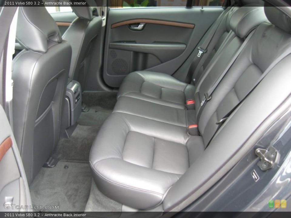 Anthracite Black Interior Rear Seat for the 2011 Volvo S80 3.2 #60230947