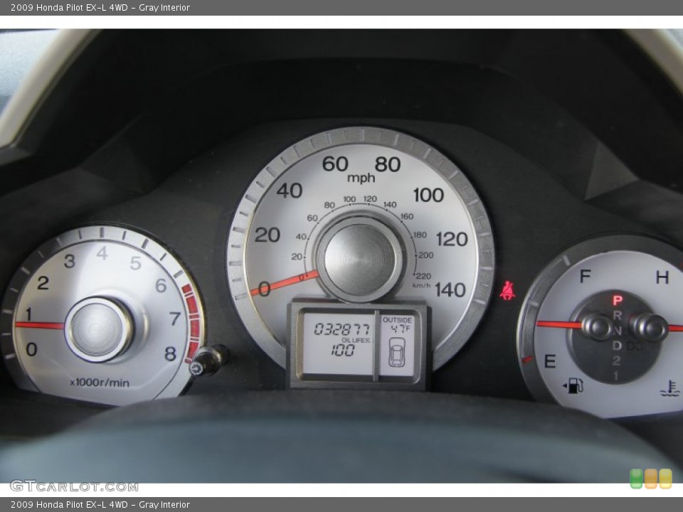 Gray Interior Gauges for the 2009 Honda Pilot EX-L 4WD #60238078