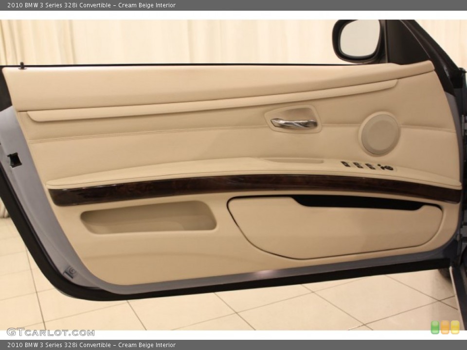 Cream Beige Interior Door Panel for the 2010 BMW 3 Series 328i Convertible #60238261