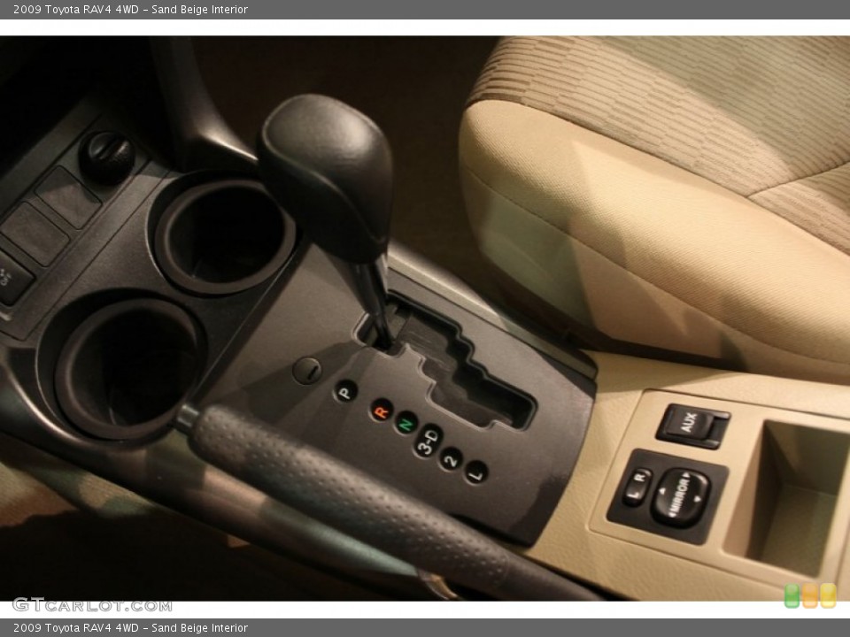 Sand Beige Interior Transmission for the 2009 Toyota RAV4 4WD #60239109