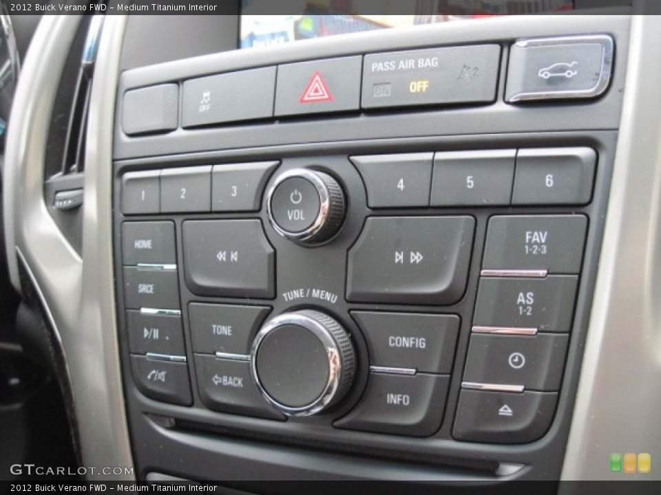 Medium Titanium Interior Controls for the 2012 Buick Verano FWD #60241366