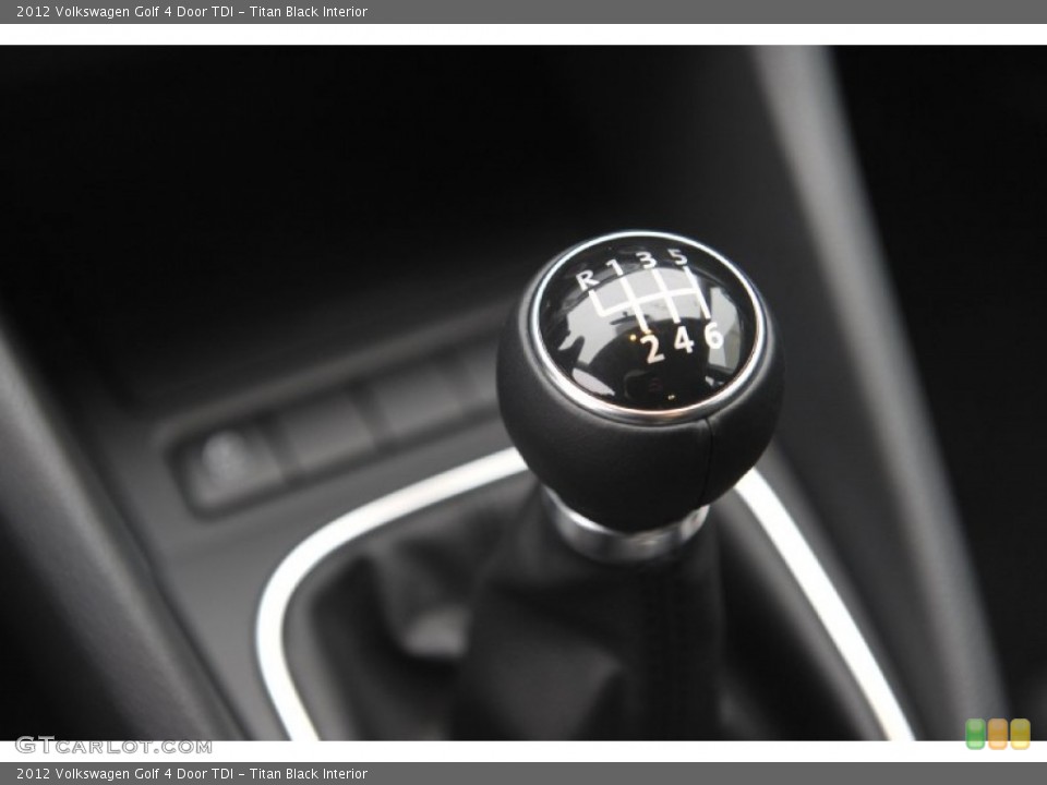 Titan Black Interior Transmission for the 2012 Volkswagen Golf 4 Door TDI #60242091