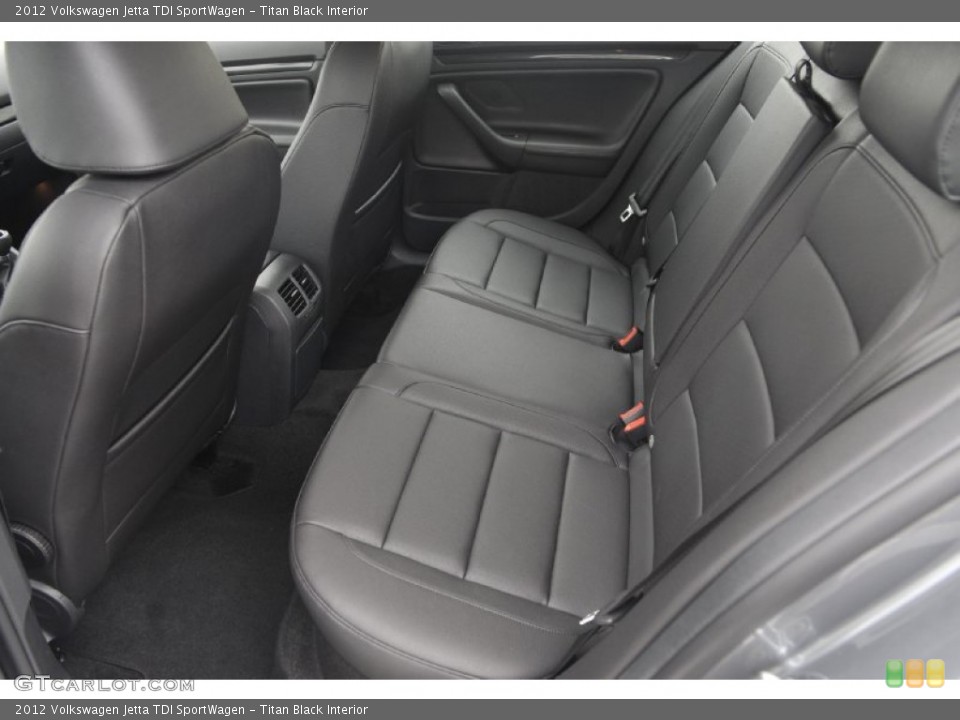Titan Black Interior Photo for the 2012 Volkswagen Jetta TDI SportWagen #60242836