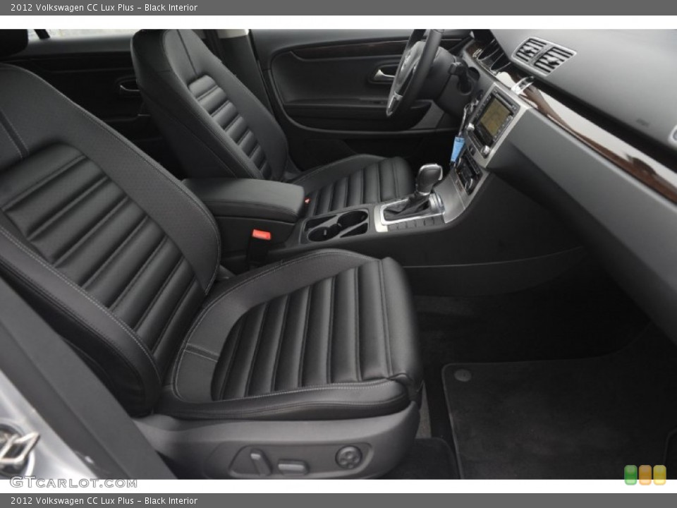 Black Interior Front Seat for the 2012 Volkswagen CC Lux Plus #60245233