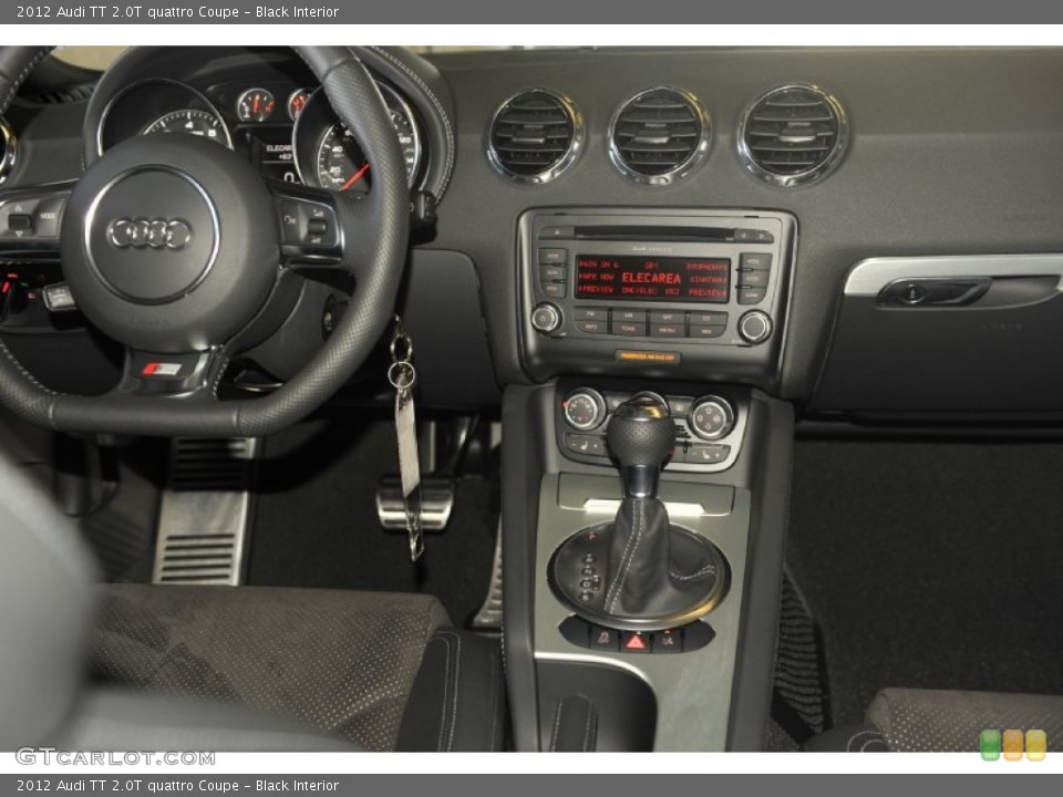 Black Interior Controls for the 2012 Audi TT 2.0T quattro Coupe #60245870