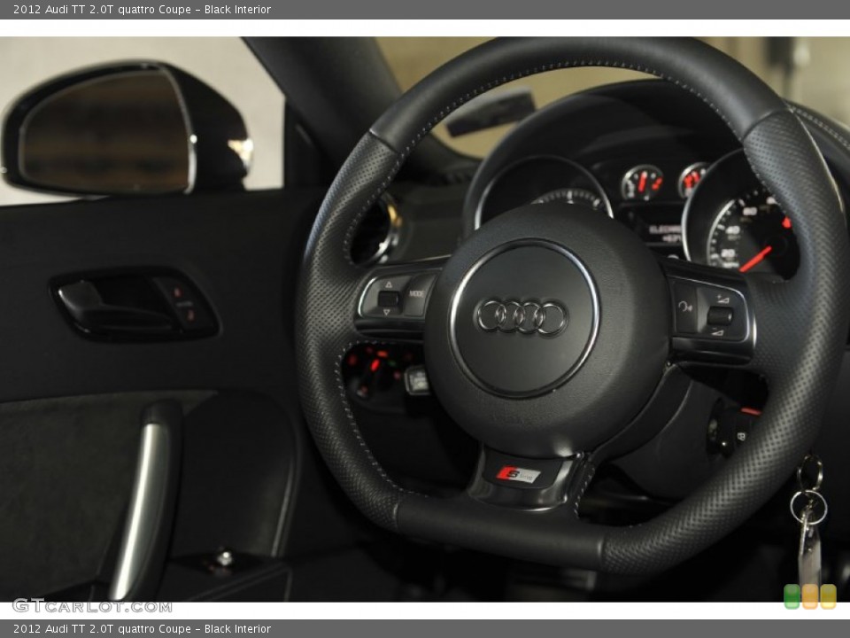 Black Interior Steering Wheel for the 2012 Audi TT 2.0T quattro Coupe #60245875