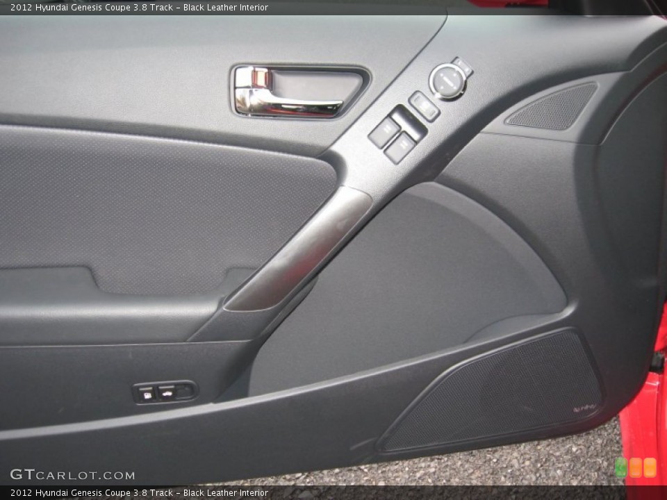 Black Leather Interior Door Panel for the 2012 Hyundai Genesis Coupe 3.8 Track #60246983