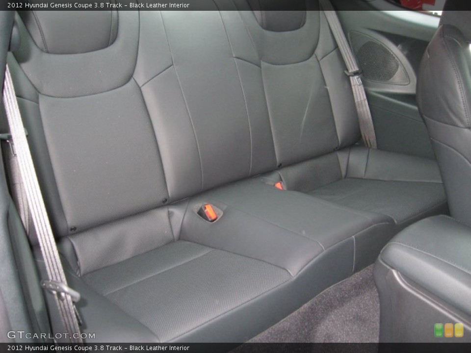 Black Leather Interior Rear Seat for the 2012 Hyundai Genesis Coupe 3.8 Track #60247002