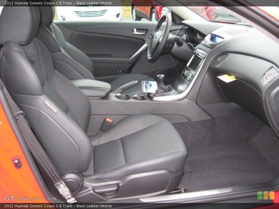 Black Leather Interior Front Seat for the 2012 Hyundai Genesis Coupe 3.8 Track #60247020