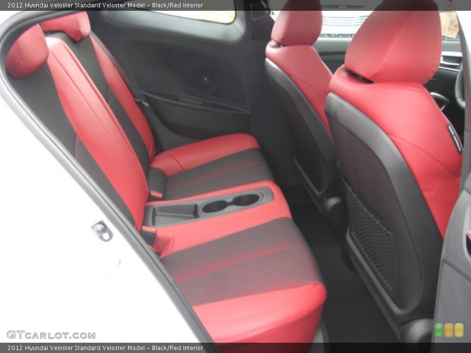 Black/Red Interior Photo for the 2012 Hyundai Veloster  #60247244