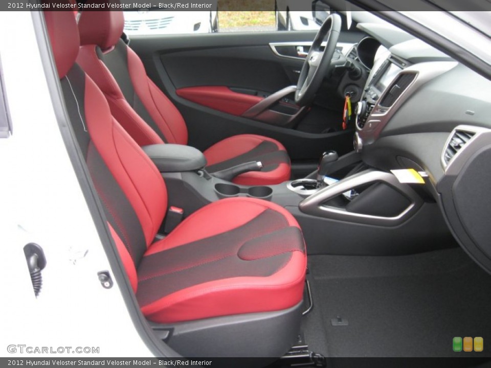 Black/Red Interior Photo for the 2012 Hyundai Veloster  #60247271
