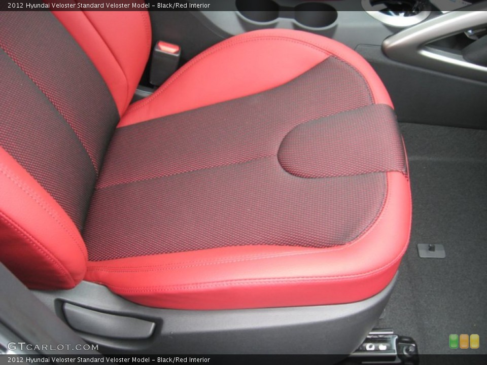 Black/Red Interior Photo for the 2012 Hyundai Veloster  #60247280