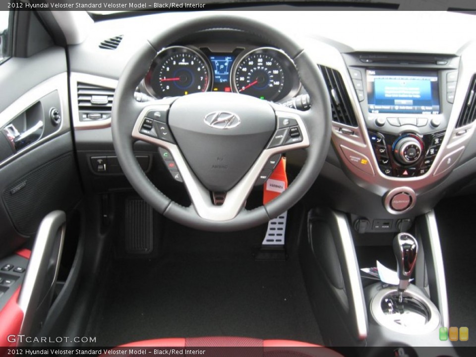 Black/Red Interior Dashboard for the 2012 Hyundai Veloster  #60247298