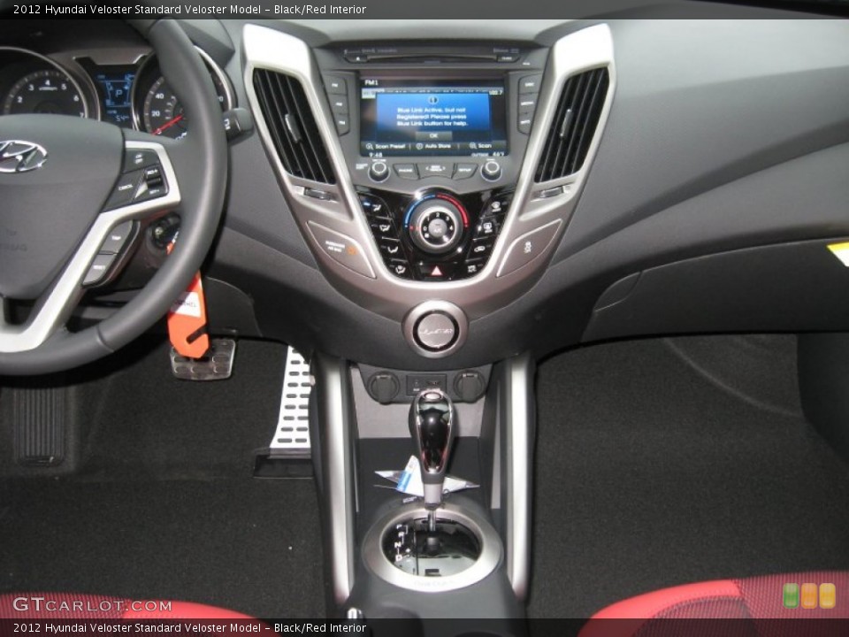 Black/Red Interior Controls for the 2012 Hyundai Veloster  #60247308