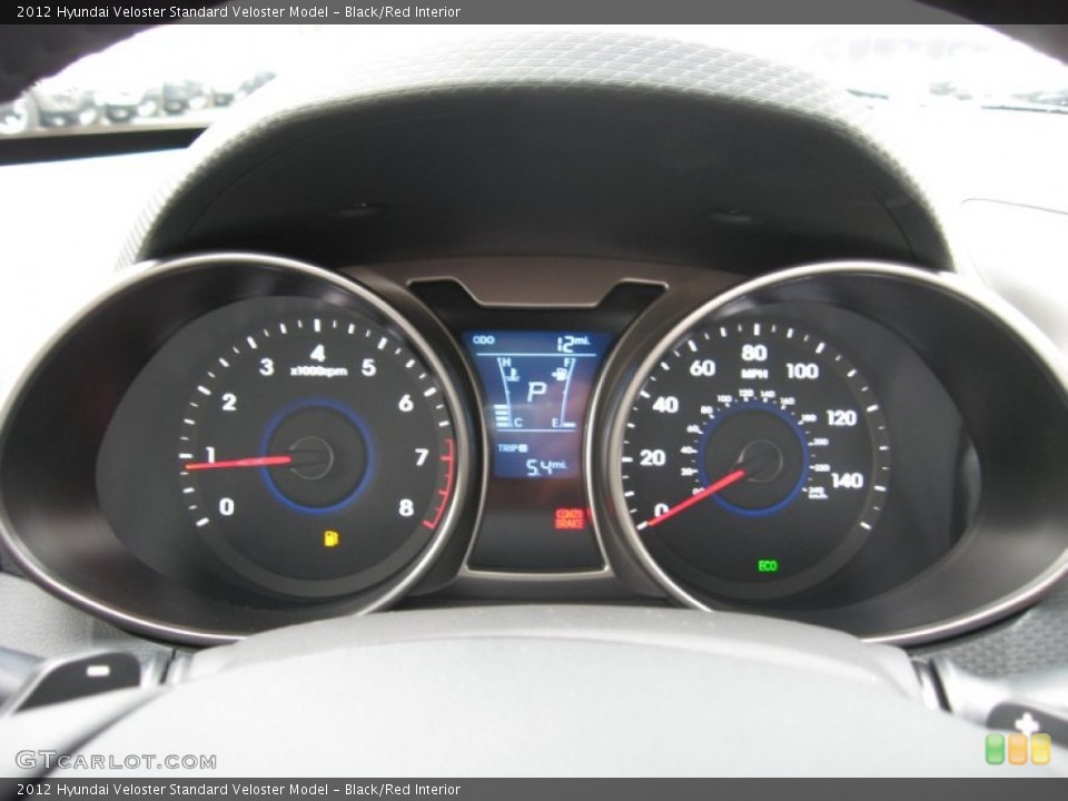 Black/Red Interior Gauges for the 2012 Hyundai Veloster  #60247342