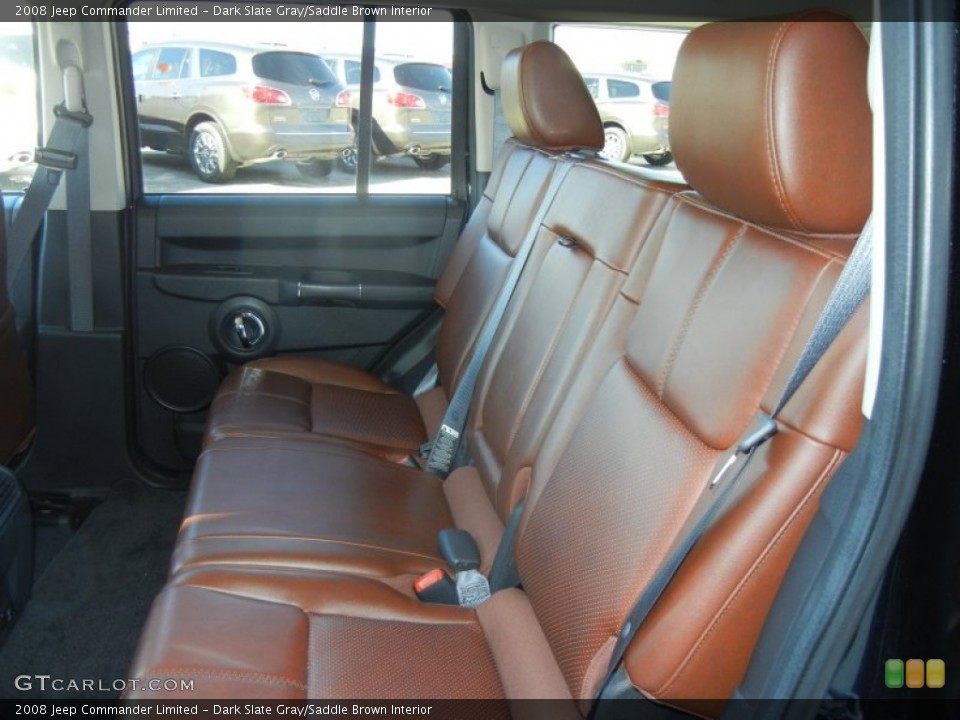 Dark Slate Gray/Saddle Brown Interior Photo for the 2008 Jeep Commander Limited #60249163