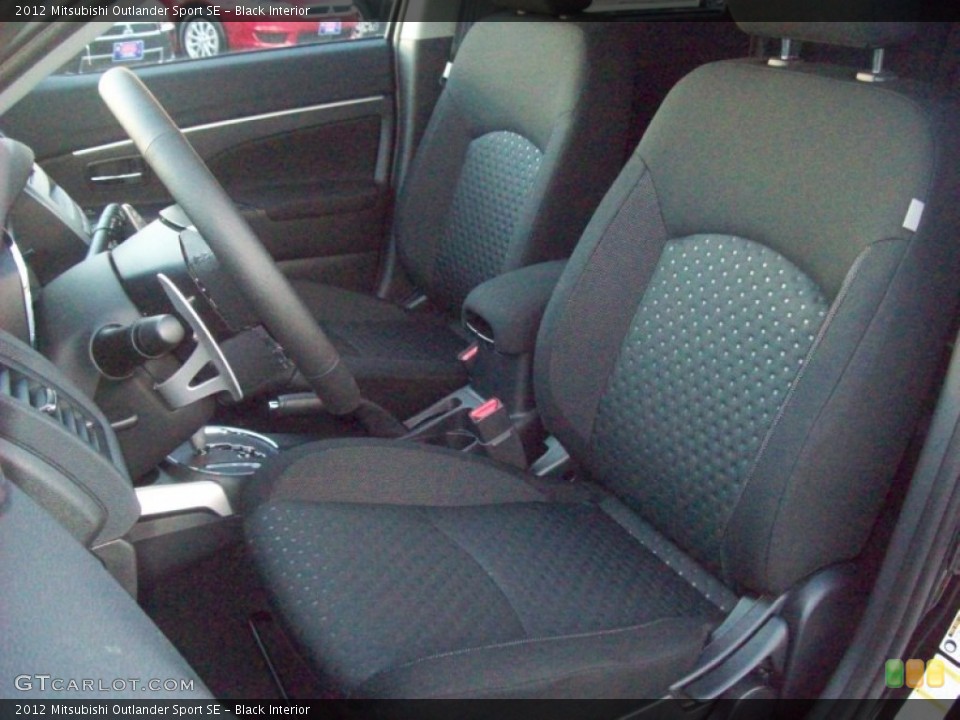 Black Interior Photo for the 2012 Mitsubishi Outlander Sport SE #60249197