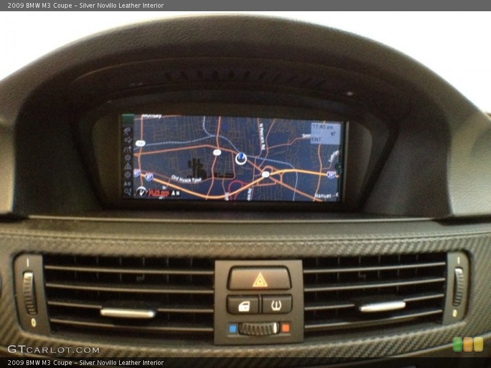 Silver Novillo Leather Interior Navigation for the 2009 BMW M3 Coupe #60249300
