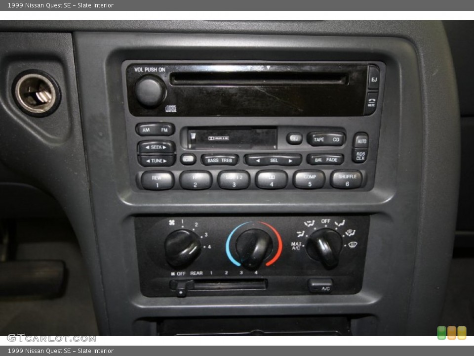 Slate Interior Controls for the 1999 Nissan Quest SE #60249968