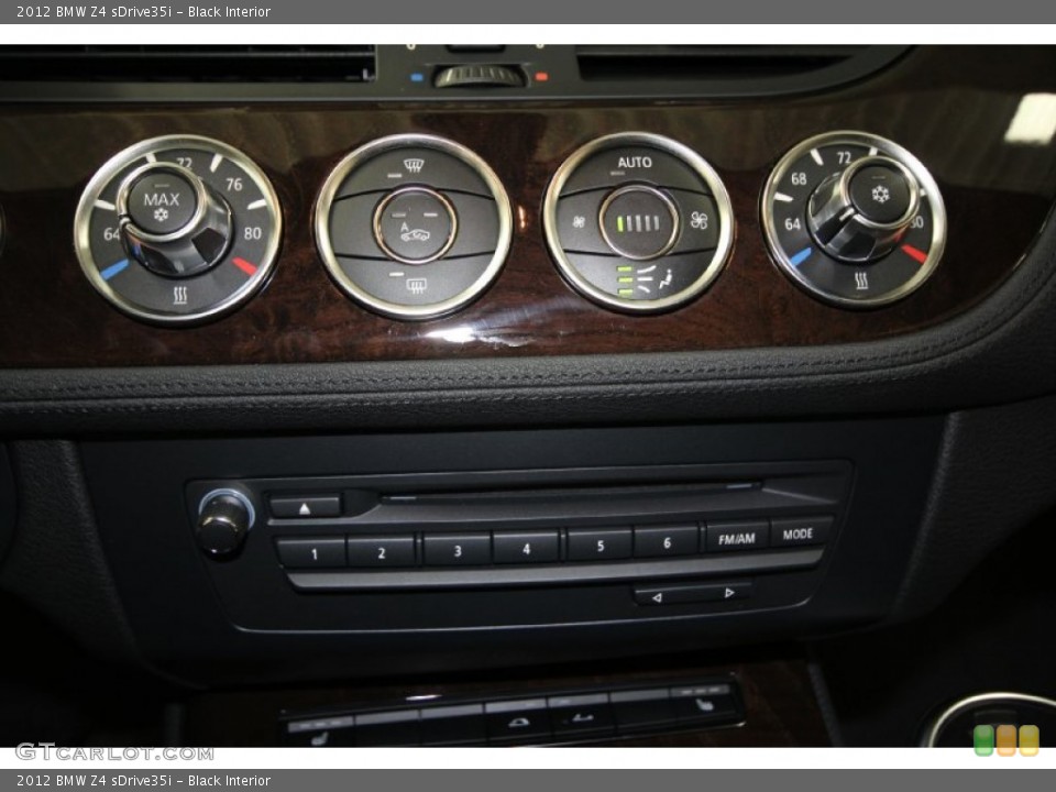 Black Interior Controls for the 2012 BMW Z4 sDrive35i #60251195