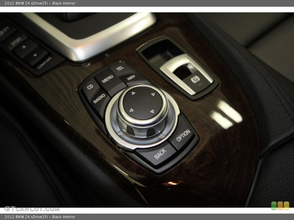 Black Interior Controls for the 2012 BMW Z4 sDrive35i #60251222