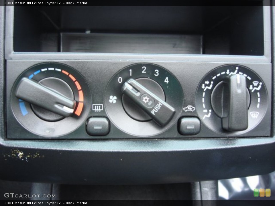 Black Interior Controls for the 2001 Mitsubishi Eclipse Spyder GS #60252686