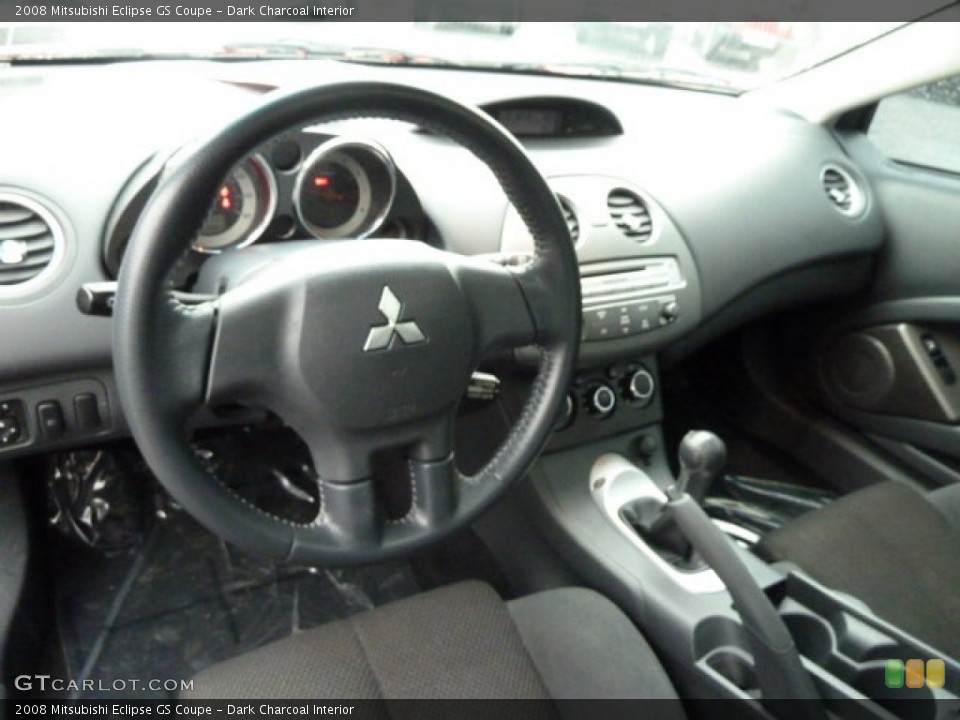 Dark Charcoal Interior Dashboard for the 2008 Mitsubishi Eclipse GS Coupe #60255713