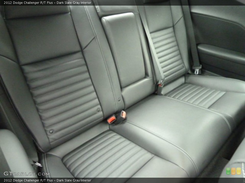 Dark Slate Gray Interior Rear Seat for the 2012 Dodge Challenger R/T Plus #60256126