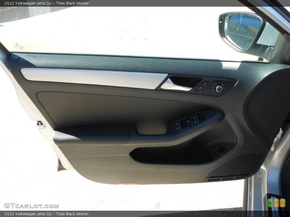 Titan Black Interior Door Panel for the 2012 Volkswagen Jetta GLI #60258005