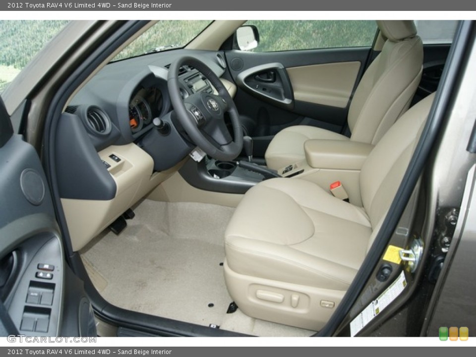 Sand Beige Interior Photo for the 2012 Toyota RAV4 V6 Limited 4WD #60259639