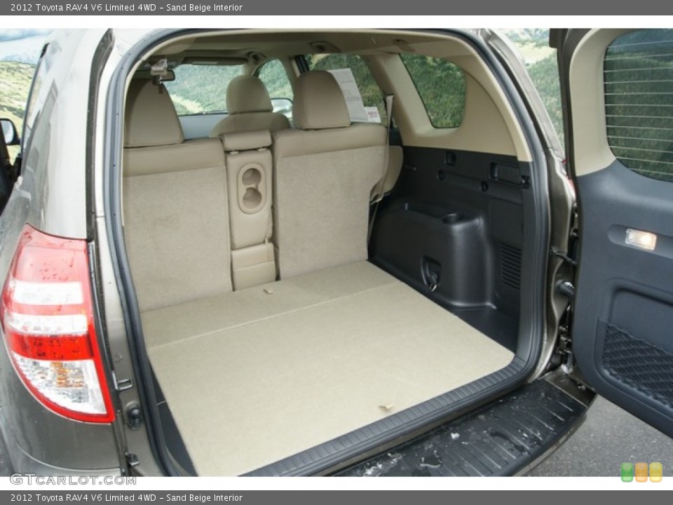 Sand Beige Interior Trunk for the 2012 Toyota RAV4 V6 Limited 4WD #60259700