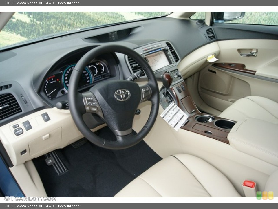 Ivory Interior Photo for the 2012 Toyota Venza XLE AWD #60260111