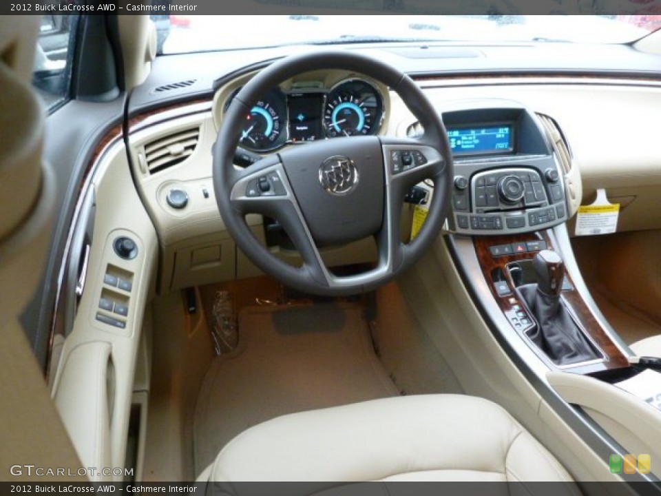 Cashmere Interior Dashboard for the 2012 Buick LaCrosse AWD #60263090