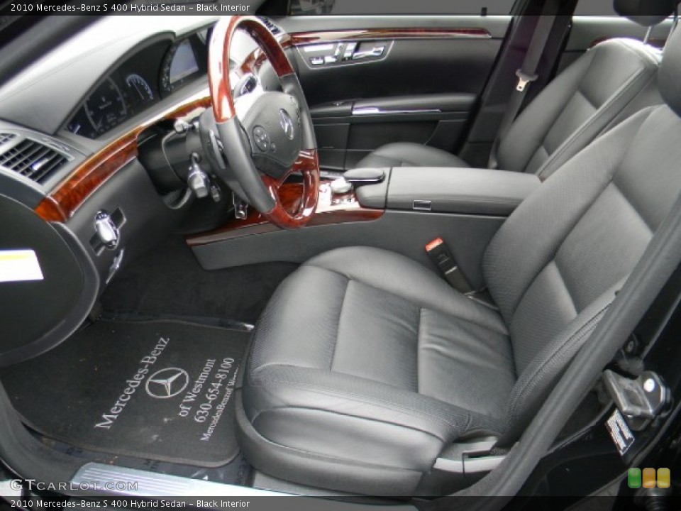 Black Interior Photo for the 2010 Mercedes-Benz S 400 Hybrid Sedan #60263093