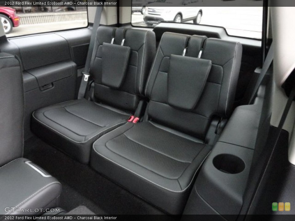 Charcoal Black Interior Rear Seat for the 2012 Ford Flex Limited EcoBoost AWD #60263609
