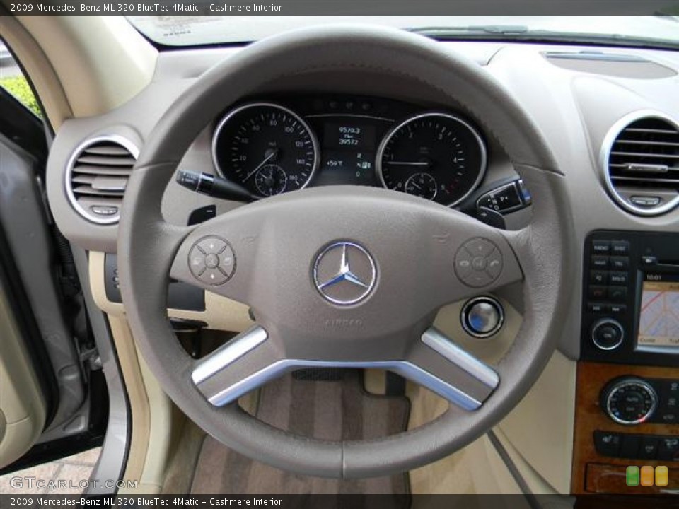 Cashmere Interior Steering Wheel for the 2009 Mercedes-Benz ML 320 BlueTec 4Matic #60264443