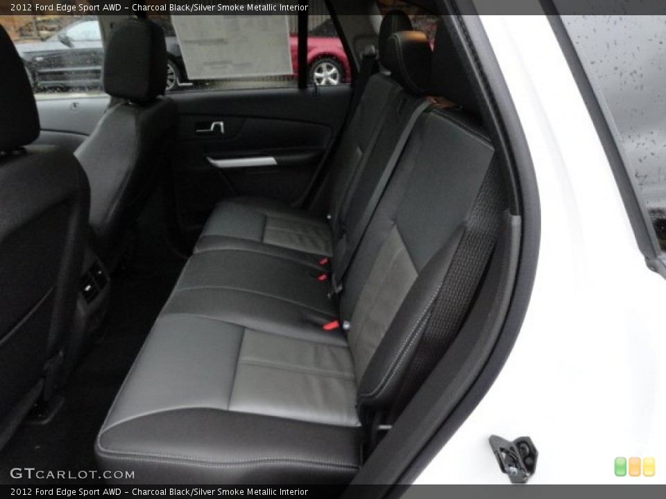 Charcoal Black/Silver Smoke Metallic Interior Photo for the 2012 Ford Edge Sport AWD #60264491