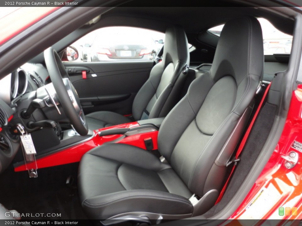 Black Interior Photo for the 2012 Porsche Cayman R #60266990